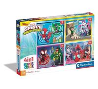 Puzzle Spidey E I Suoi Fantastici Amici 4 in 1 di Clementoni