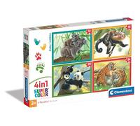Clementoni 21532 Jigsaw Baby Cuddles 12+16+20+24 Pieces-Supercolor Children 3-5