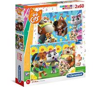 Clementoni-44 Cats 2 Puzzle da 60 Pezzi, 44 Gatti, 21607