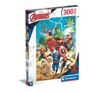 Clementoni - 21728 - Supercolor Puzzle - Marvel The Avengers - 300 Pezzi - Puzzle Bambini 9 Anni, Puzzle Supereroi, Made In Italy