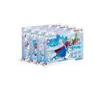 Clementoni 22226 - Set Di Puzzle Supercolor Da 4 - Frozen (15 Pezzi) 4 Motivi