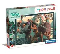 Clementoni - 23750 - Supercolor Puzzle - Disney Raya e l'ultimo drago - 104 Maxi Pezzi - Made In Italy - Puzzle Bambini 4 Anni +