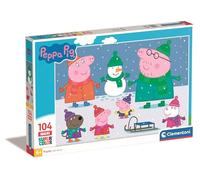 Clementoni Puzzle Supercolor Peppa Pig (Maialino) 100 pezzi Made in Italy 4+ anni