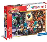 Clementoni - 23761 - Supercolor Puzzle Gormiti - puzzle 104 maxi pezzi - Made in Italy, puzzle bambini 4 anni, puzzle Clementoni, puzzle cartoni animati