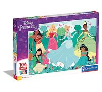 Clementoni 23767 Disney Princesas Maxi Puzzle 104pcs Princess Supercolor Princes