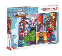 Clementoni - 24208 - Supercolor Puzzle - Marvel Super Hero Avengers - 24 Maxi Pezzi - Made In Italy - Puzzle Bambini 3 Anni +