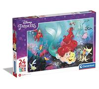 Clementoni 24243 Supercolor Little Mermaid-Puzzle 24 Maxi Teile Ab 3 Jahren, Bun