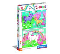 Puzzle Clementoni Credo nei Unicorni 2x20 Pezzi