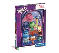 Clementoni Puzzle per bambini 25067 – 104 pezzi Supercolor, 6+ anni, Inside Out 2, 48,5 x 33,5 cm