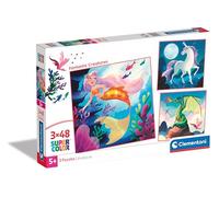 Puzzle Creature Fantastiche 3x48 pezzi