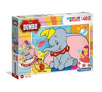 Clementoni - 25461 - Floor Puzzle - Dumbo - 40 Pezzi - Disney