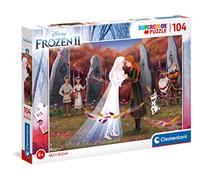 Clementoni - 25719 - Supercolor Puzzle - Disney Frozen 2-104 pezzi - Made in Italy, puzzle bambini 6 anni+