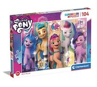 Clementoni - 25732 - Supercolor Puzzle - My Little Pony - 104 pezzi - Made in Italy, puzzle bambini 6 anni, puzzle cartoni animati, puzzle animali bambini