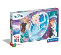 Clementoni - Puzzle Frozen 104 pezzi - 100 Pezzi