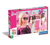 Clementoni 25752 Barbie Jigsaw 104 Pieces-Supercolor Children 6-8 Years, Cartoon