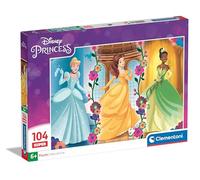 Puzzle 104 pezzi super disney princess