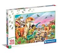 Puzzle Clementoni Terra Dei Dinosauri 104 Pezzi
