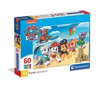 Clementoni - 26091 - Supercolor Puzzle - Paw Patrol - 60 pezzi - Made in Italy, puzzle bambini 5 anni, puzzle animali, puzzle cartoni animati, supereroi