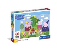 Clementoni - 26204 - Supercolor Puzzle - Peppa Pig - 60 Pezzi - Puzzle Bambini 4 Anni, Puzzle Cartoni Animati - Made In Italy