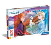 Supercolor Puzzle - Disney Frozen 2-60 maxi pezzi, puzzle bambini