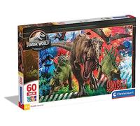 Clementoni - 26456 - Supercolor Puzzle - Jurassic World - 60 Maxi Pezzi - Made In Italy - Puzzle Bambini 4 Anni +