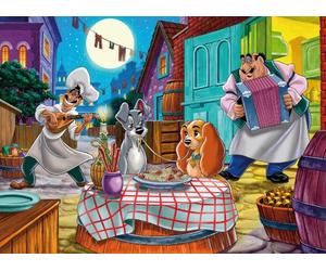 Clementoni - 26870 - Puzzle Lilli e il Vagabondo: Romantic Story, 60 Pezzi