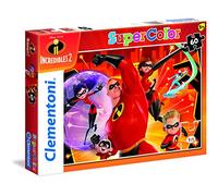 Clementoni - 26987 - Supercolor Puzzle - The Incredibles 2-60 pezzi