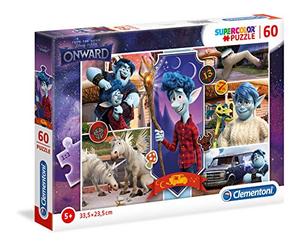 Clementoni - 26993 - Supercolor Puzzle - Onward - 60 Pezzi - Made In Italy - Puzzle Bambini 5 Anni +