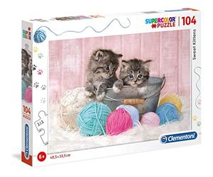 Clementoni - 27115 - Supercolor Puzzle - Cucciolo - 104 Pezzi
