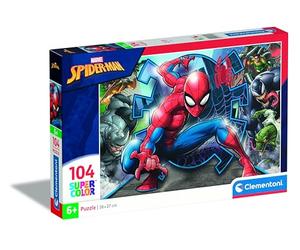 Clementoni - 27116 - Supercolor Puzzle - Spider Man - 104 Pezzi