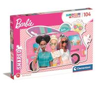 Clementoni - 27163 - Supercolor Puzzle - Barbie - 104 Pezzi - Puzzle Sagomato, Shaped, Puzzle Bambini 4 Anni - Made In Italy