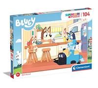 Clementoni - 27169 - Supercolor Puzzle - Bluey - 104 Pezzi - Puzzle Bambini 6 Anni, Puzzle Cartoni Animati - Made In Italy