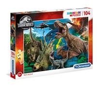 Clementoni - 27196 - Supercolor Puzzle - Jurassic World - 104 Pezzi - Made In Italy - Puzzle Bambini 6 Anni +