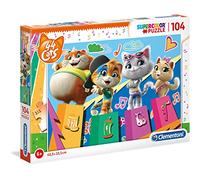 Clementoni - 27271 - Supercolor Puzzle - 44 Cats - 104 pezzi