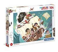 Clementoni - 27278 - Supercolor Puzzle - Pirati - 104 Pezzi