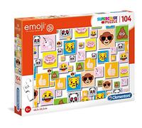 Clementoni - 27285 - Supercolor Puzzle - Emoji - 104 pezzi