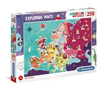 Clementoni - 29061 - Exploring Maps - Great People In Europe - 250 Pezzi - Made In Italy - Puzzle Bambini 7 Anni +