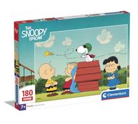 Clementoni 29065 Peanuts Supercolor Puzzle-Peanuts-180 Pieces, Jigsaw Kids Age 7