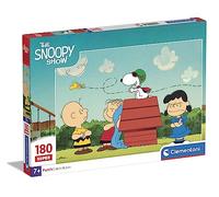 Clementoni - 29065 - Supercolor Puzzle - Peanuts - 180 Pezzi - Puzzle Bambini 7 Anni, Puzzle Cartoni Animati, Fumetti - Made In Italy