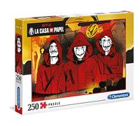 Clementoni - 29104 - La Casa Di Carta/Money Heist Puzzle - 250 pezzi - puzzle adulti - puzzle serie Netflix, Made in Italy