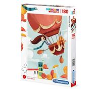 Clementoni - 29770 - Supercolor Puzzle - Fly With Me - 180 Pezzi - Made In Italy - Puzzle Bambini 7 Anni +