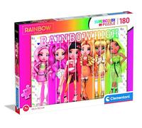 Clementoni - 29775 - Supercolor Puzzle - Rainbow High - 180 pezzi - Made in Italy, puzzle bambini 7 anni, puzzle cartoni animati, puzzle bambina