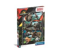 CLEMENTONI - 300 pezzi Super - Mondo Giurassico, Rinascimento - Nouvo