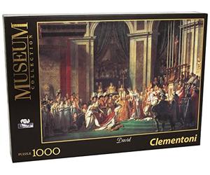 Clementoni - 31416 - Museum Collection Puzzle - David, La Consacrazione di Napoleone - 1000 Pezzi