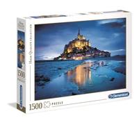 Clementoni - 31994 - High Quality Collection Puzzle - Le Mont Saint-Michel - 1500 Pezzi, puzzle adulti