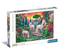 Clementoni - 32575 Collection - Classical Garden Unicorns - 2000 Pezzi - Puzzle Adulti, Made In Italy