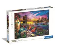 Clementoni Manhattan balcony sunset Puzzle 3000 pz Città