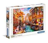Clementoni Collection Puzzle 500 Pezzi, Illustrazione Paesaggio Sunset over Venice, Idea Regalo, Made in Italy, 49x36 cm, 35063