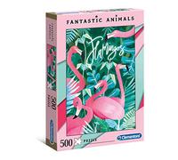 Clementoni - 35067 - Fantastic Animals Puzzle - Flamingos - 500 Pezzi