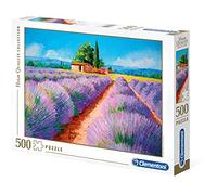 Clementoni - 35073 Collection Puzzle - Lavender Scent - 500 Pezzi - Made In Italy - Puzzle Adulto